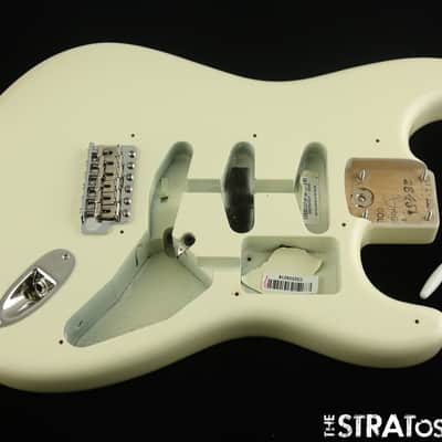 American Fender CLAPTON Strat BODY + HARDWARE USA Stratocaster Olympic White image 1