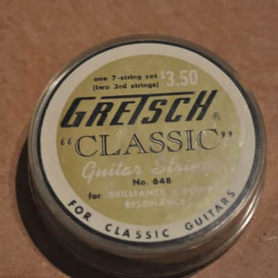 Gretsch 'Classic' Guitar strings set - 1950's "T" roof logo in original box image 3