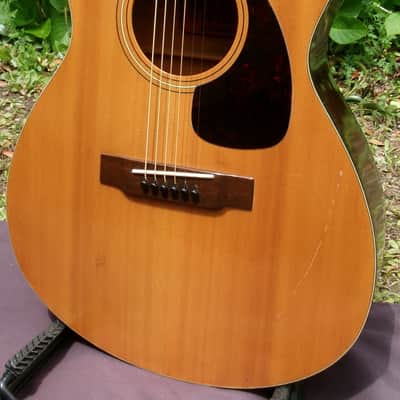 1971 Yamaha FG 110 OOO size guitar, Nippon Gakki Red Label image 2