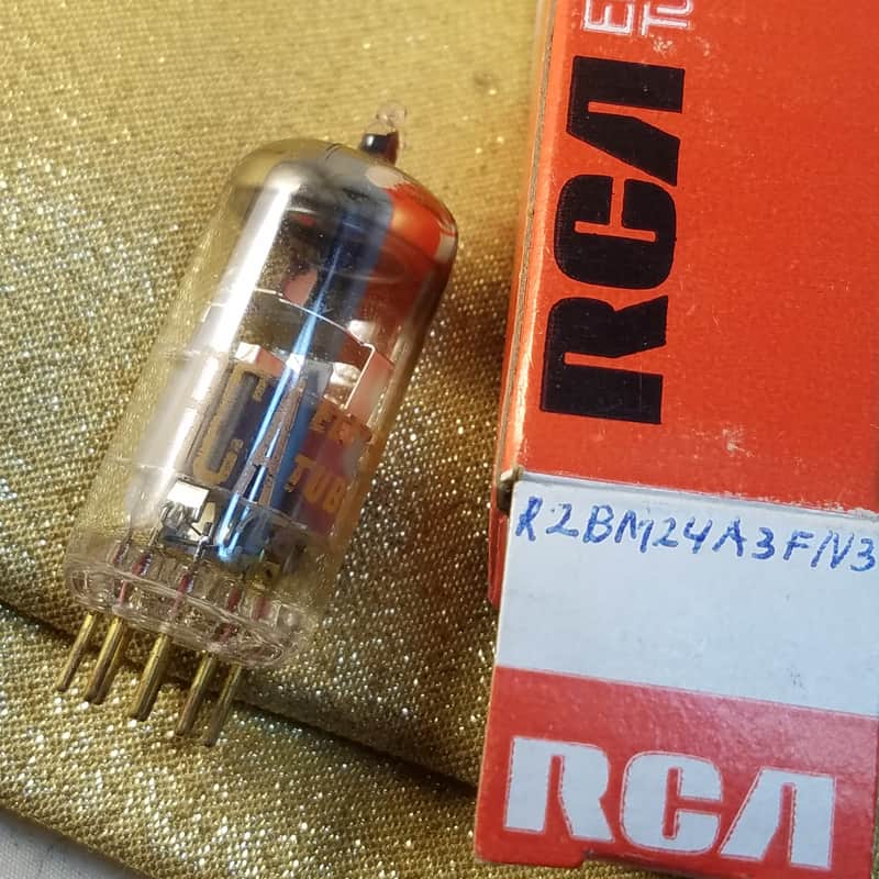 Amperex 6922 tNOS AT1000 TESTED Balanced! PI Vacuum Tube Gold Pins USA E88CC dual triode 1960-1969 image 1
