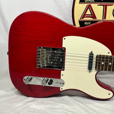 Fender American Standard Telecaster Tele Crimson Red Electric Guitar - Pickups have been Replaced with Seymour Duncan APTL-1/APTR-1 image 2