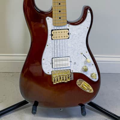 Fender Sub-sonic Stratocaster Baritone 2000s Capri Orange Tom