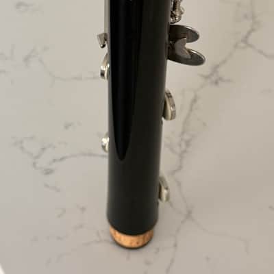 Buffet Crampon  B-12 Bb Clarinet with original hard shell plastic molded case. - Black (resin/composite) body, and Silver/nickel keys image 9
