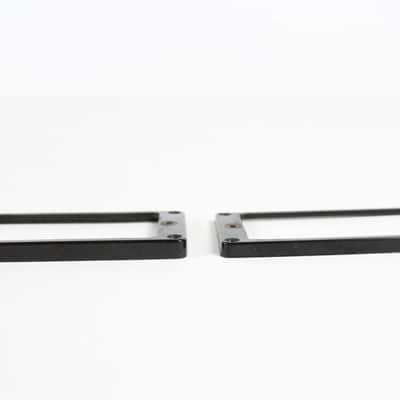 1974 Gibson Vintage Les Paul/L6-S/SG/ES Pickup Rings SET Humbucker Black 1970s USA image 2