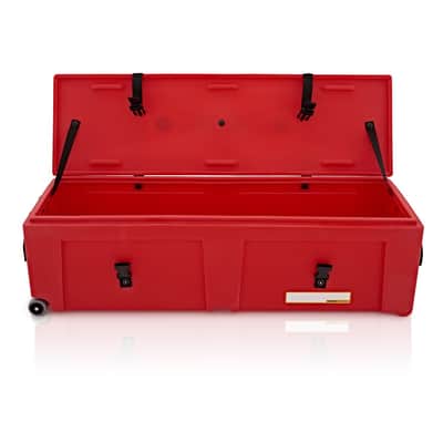 Hardcase HNP28WR 28" Hardware Case With Wheels Red image 3
