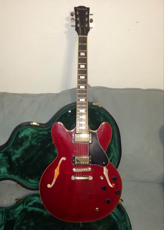 ESP Edwards E-SA-125 LTS  - SemiHollow Body Like Gibson ES335 - Upgrades image 1