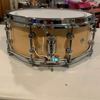 Tama LMP1455SMP 5.5x14" S.L.P. Series Classic Maple Snare Drum 2012 - Present - Natural image 4