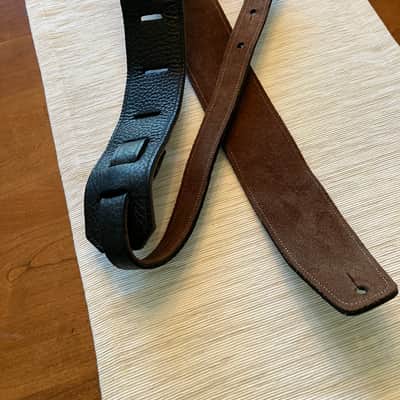 Italia Leather Straps 2.5 INCH WIDE CHOCOLATE LEATHER GUITAR STRAPS 2025 image 5