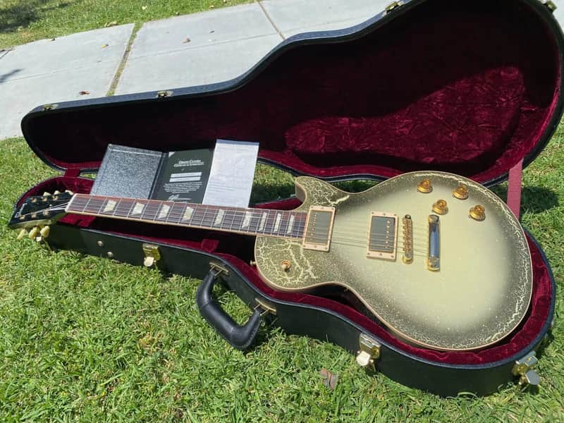 Gibson Custom Shop Les Paul Standard Gold Sparkle Roadshow - Toasted Marshmallow image 1