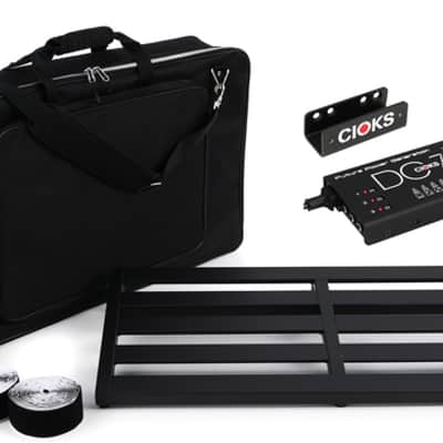 Pedaltrain Classic Pro SC 32x16-inch Pedalboard with CIOKS DC7 Power Supply and Soft Case image 3