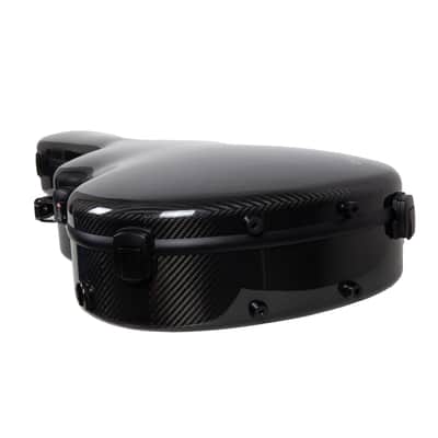 Air Carbon® by Crossrock | 4/4 Classical Guitar Flight Case – 3K Twill Weave Carbon Fiber in Obsidian Black® – TSA Lock & Ergonomic System – Lab-Tested Impact Resistance image 7