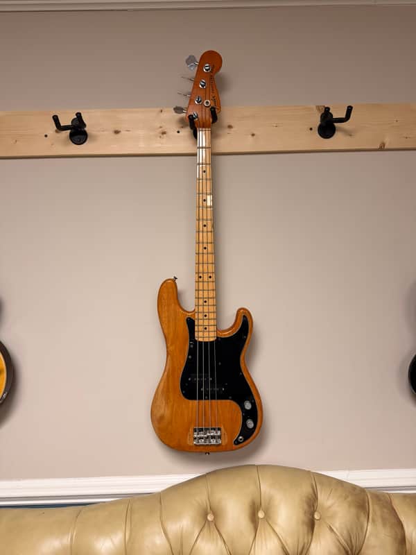 1977 Fender Precision Bass with Maple Fretboard - Natural image 1