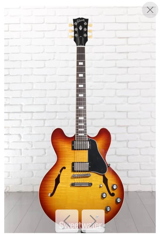 Gibson ES-335 Block 2022 - Figured Iced Tea image 1