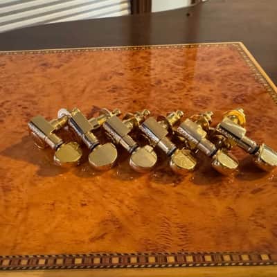 Grover 205C6 Mini Rotomatic 6-in-Line Tuning Machines 2010s - Gold image 3