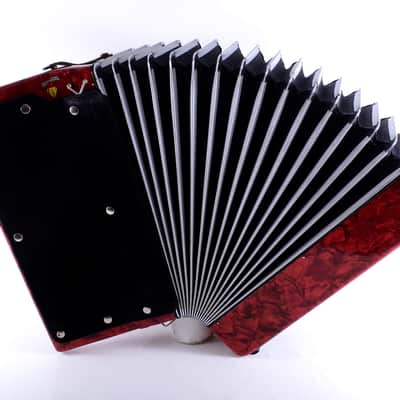 German Made Top Piano Accordion Weltmeister Serino - 120 bass, 16 registers (11 + 5 switches) + Shoulder Straps & Hard Case ~ LMMH - Video image 9