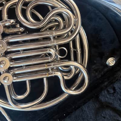 Silver  Double French Horn image 2