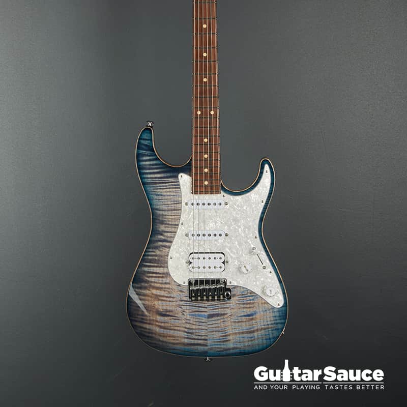 Suhr Standard Plus Faded Trans Whale Blue Burst