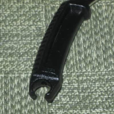 new (no package) very near A+ D'Addario Planet Waves PRO-WINDER Black String Winder & Cutter & Bridge Pin Puller DP0002 for guitar, mandolin, ukulele & banjos (black hard plastic with hardened steel wire cutters) just has few minor natural imperfections image 16