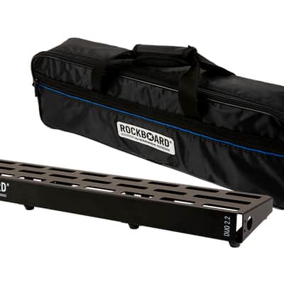 Rockboard Duo 2.2, Pedalboard with Gigbag w/ FREE Same Day Shipping image 1