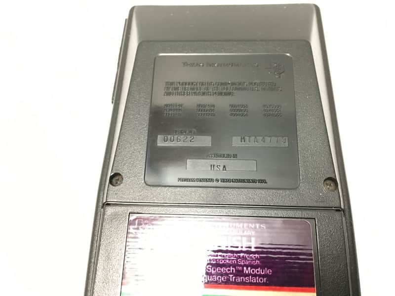 Texas Instruments Language Translator 1979 Robot Voice Computer