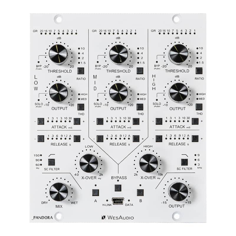 WesAudio _Pandora Multiband Compressor 500-Series Module image 1