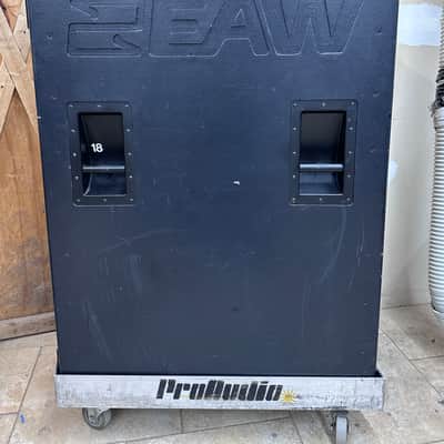 EAW SB750F Dual 18" Sub-Woofer Speakers - PAIR w/Dollies - Tested & Working image 7