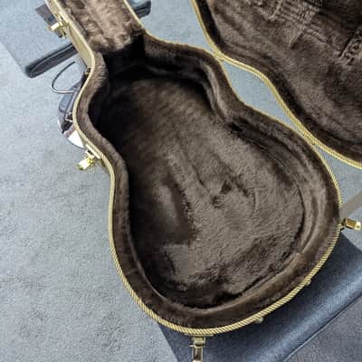 Boucher SG-41 GM Acoustic, w/case, setup review, shirt, strap choice & shipping image 12