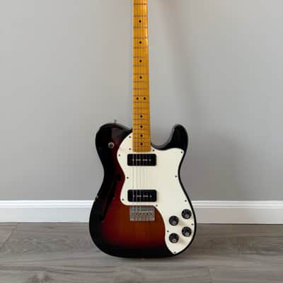 2013 Fender Modern Player Telecaster Thinline Deluxe - 3-Color Sunburst