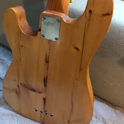Rick Kelly (Carmine Street Guitars) P bass ”Trinity Church” pine skimtop image 9