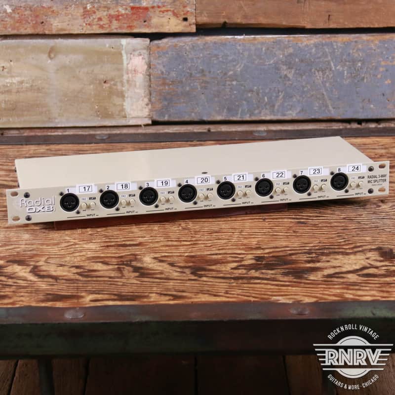 Radial OX8-j 8-Channel Microphone Splitter 2022 - Present - Grey image 1