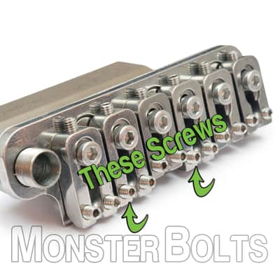 (12) VegaTrem VT1 Saddle Height Screws | 8 mm Medium 'Factory Spec' | Black Alloy Steel Guitar Tremolo Hardware image 2