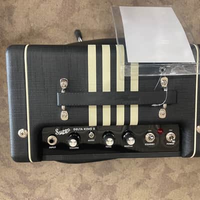 USED - Supro 1818 Delta King 8 1-Watt 1x8" Guitar Combo 2021 - Present - Black image 2