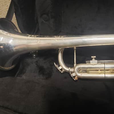 Bach TR200S Silver Intermediate Trumpet!  Serviced, New Case, Gorgeous! image 9