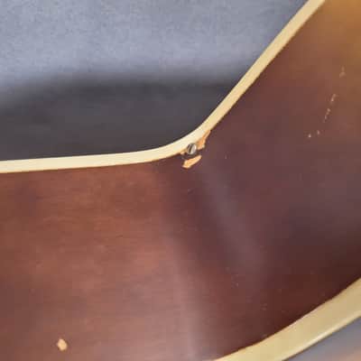 Silvertone Archtop Acoustic Guitar 1960s - Sunburst image 10