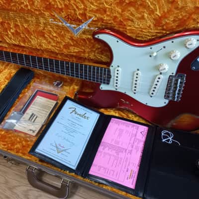 NAMM LTD Fender Custom Shop '62 Stratocaster Heavy Relic with Slab Board image 13