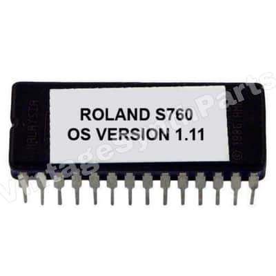 Roland S-760 Version 1.11 firmware Latest OS update upgrade EPROM S760 Sampler
