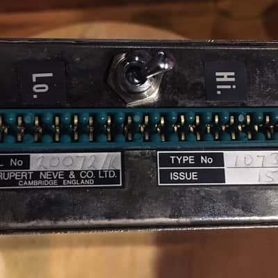 Vintage Neve 1073 8-Channel Mic Preamp EQ Racked with output trim and phantom image 18