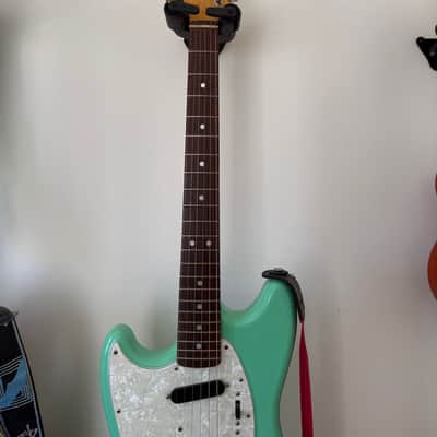 RARE Fender Mustang MIJ Seafoam Green - Left handed image 4
