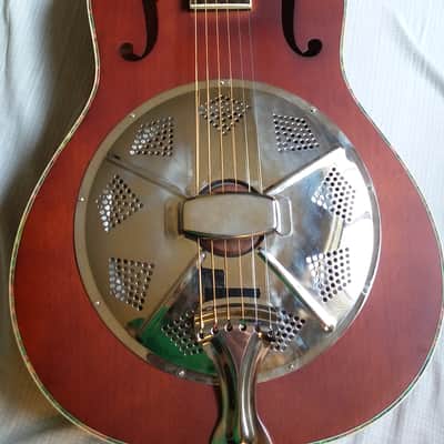 Republic Classic Biscuit Cone Wood Resonator w/ Schatten NR-2 Pickup image 5