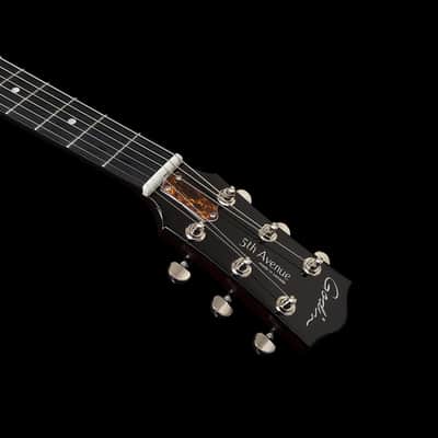 Godin 5th Ave Uptown T-Armond Havana Burst Hollow Body Electric Guitar image 6