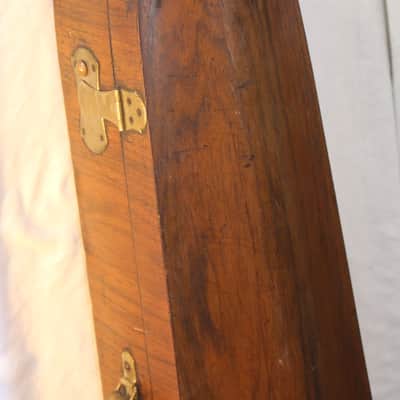 None vintage wood violin case early 1900s - Rosewood image 5
