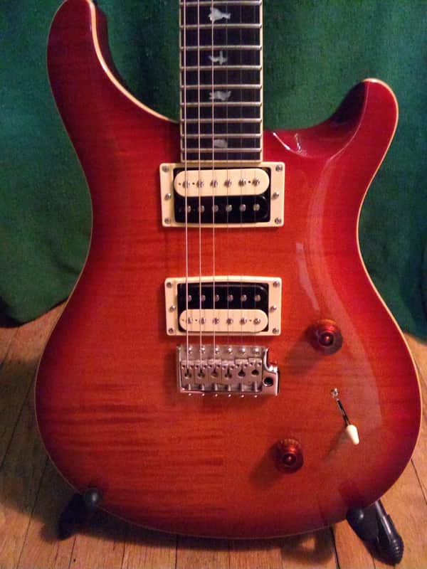 Paul Reed Smith SE Custom 24 2015 Cherry sunburst w/creme binding image 1