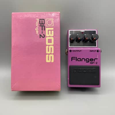 Boss BF-2 Flanger 1980-1984 (Black Label) Made In Japan | Reverb