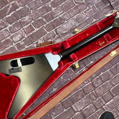 Epiphone Flying V Prophecy 2024 Black Aged Gloss w/ UPGRADED GIBSON CASE New Unplayed 6lbs12oz #158 image 19