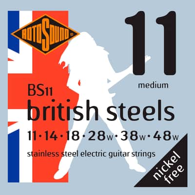 BS11 British Stainless Steel Medium 11/48 Rotosound image 2