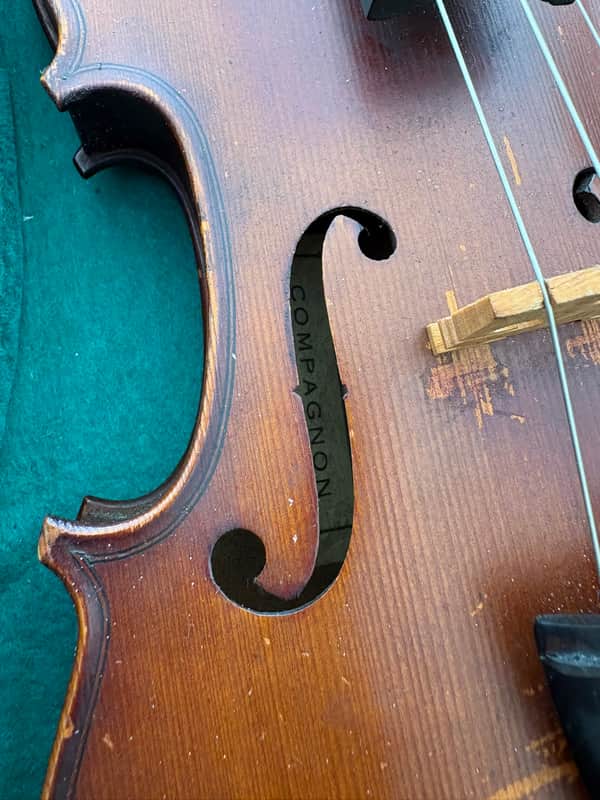 【希少】フランス製　バイオリン　compagnon 　3/4　ミルクール Compagnon 3/4 vintage violin | Reverb