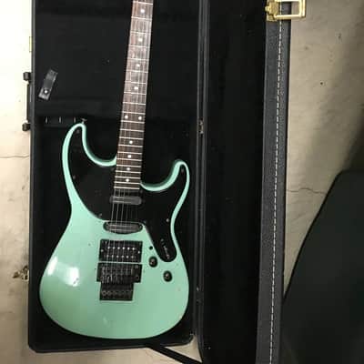 Kramer Elliot Easton E.E. Pro I ESP Floyd Rose 1987 Sea Foam Green image 1