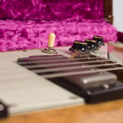 Echopark  Albert 58 Flying V Solid Body Electric Guitar (2017), ser. #XX-020/EL-1370, original brown tolex hard shell case. image 20