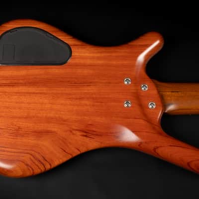 2017 Warwick Teambuilt Pro Series Corvette Bubinga 5A - Natural Transparent | German 5-String Electric Bass Ovangkol Neck Active / Passive Electronics image 11