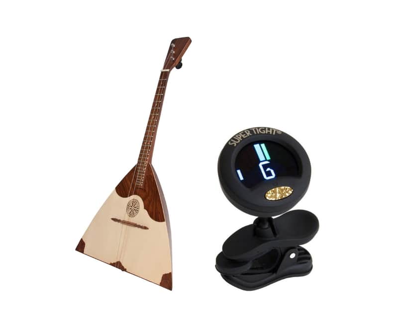 Roosebeck Balalaika Package Includes: Prima Balalaika Solid Sheesham Russian Guitar High Quality New image 1